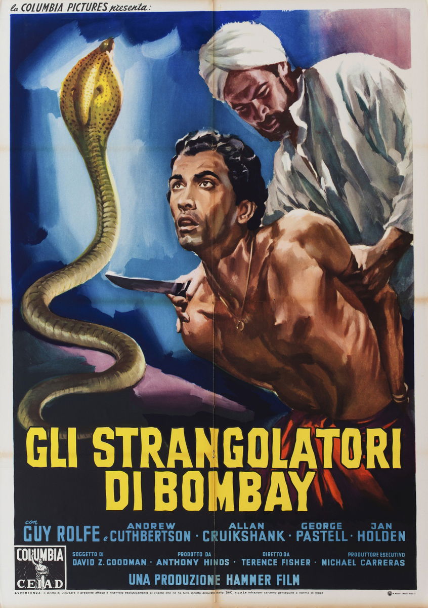 Gli strangolatori di Bombay - Manifesto 1