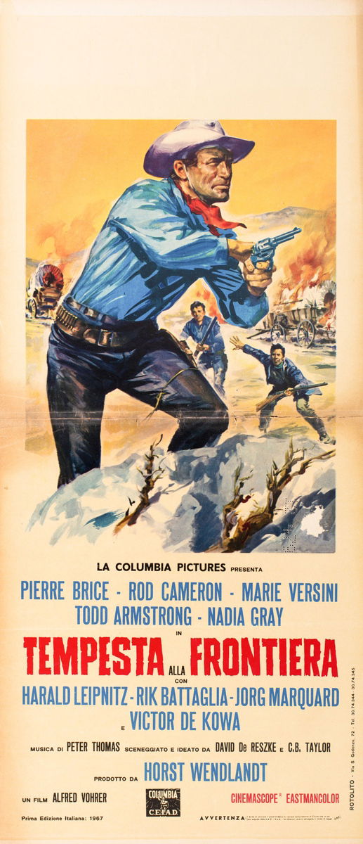 Thunder at the Border - Lobby Card 1