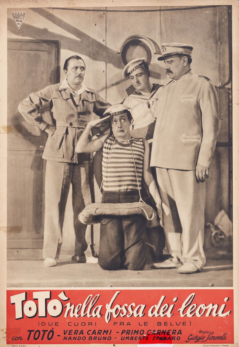 Totò nella fossa dei leoni - Fotobusta 1