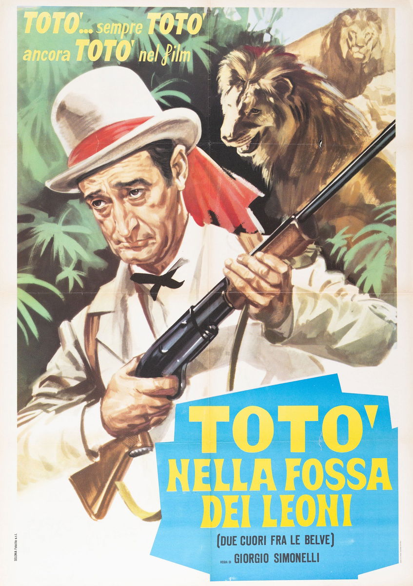 Totò nella fossa dei leoni - Manifesto 1