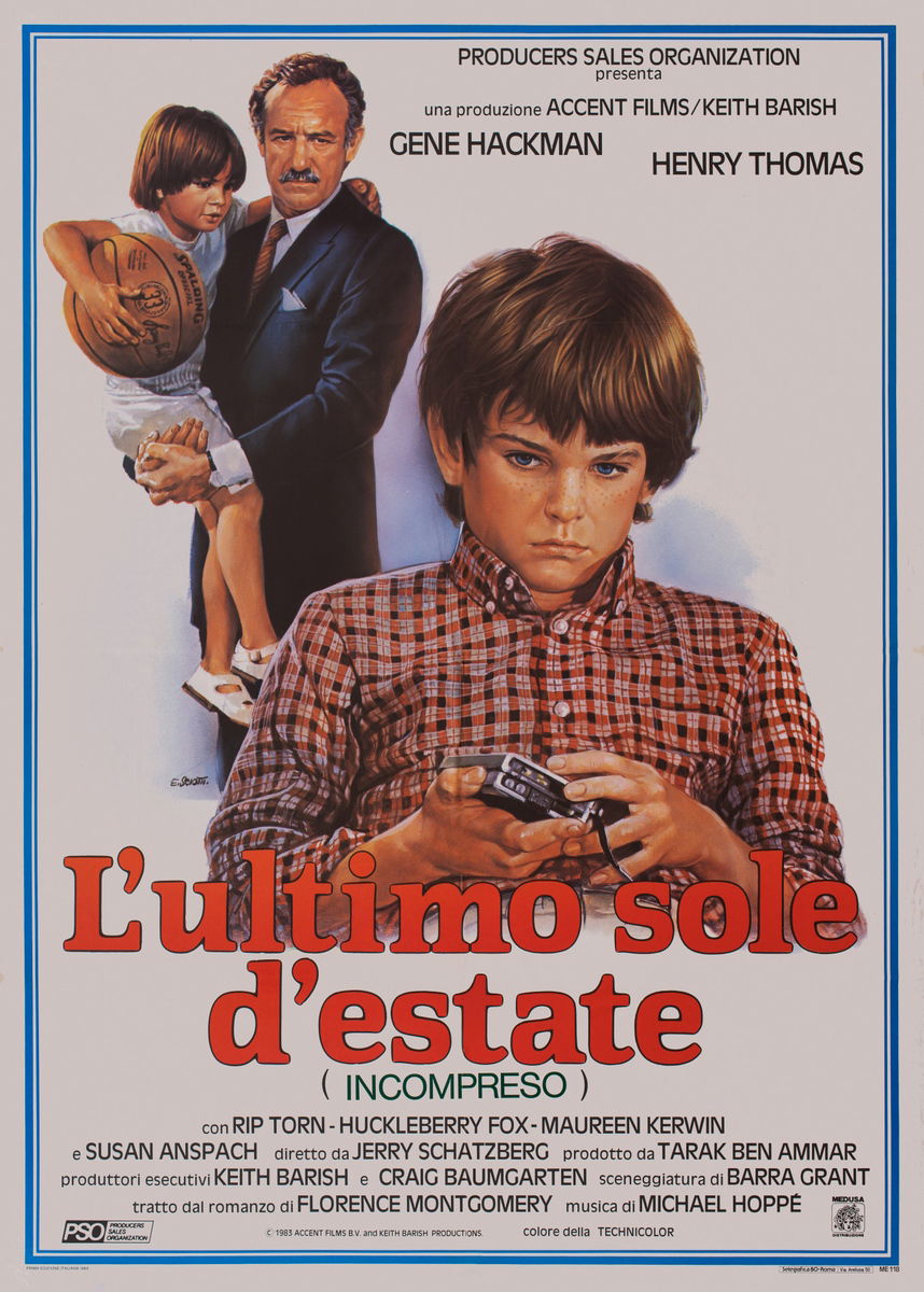 Incompreso - L'ultimo sole d'estate - Manifesto 1