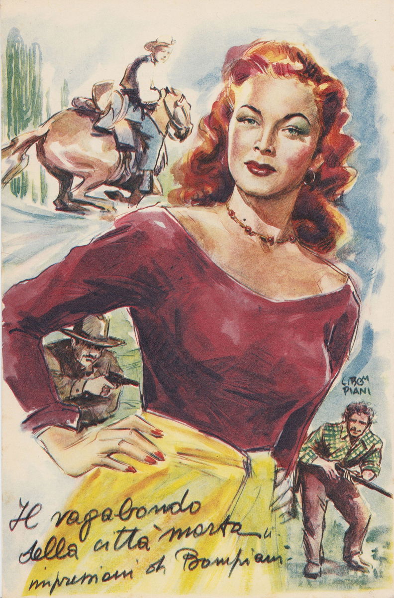 Il vagabondo della città morta - Manifesto 1