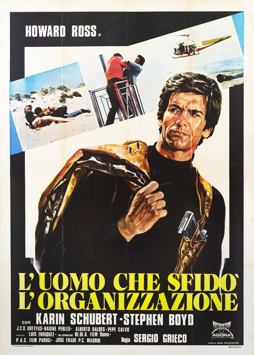 Manifesto 2 per il film L'uomo che sfidò l'organizzazione (1975)