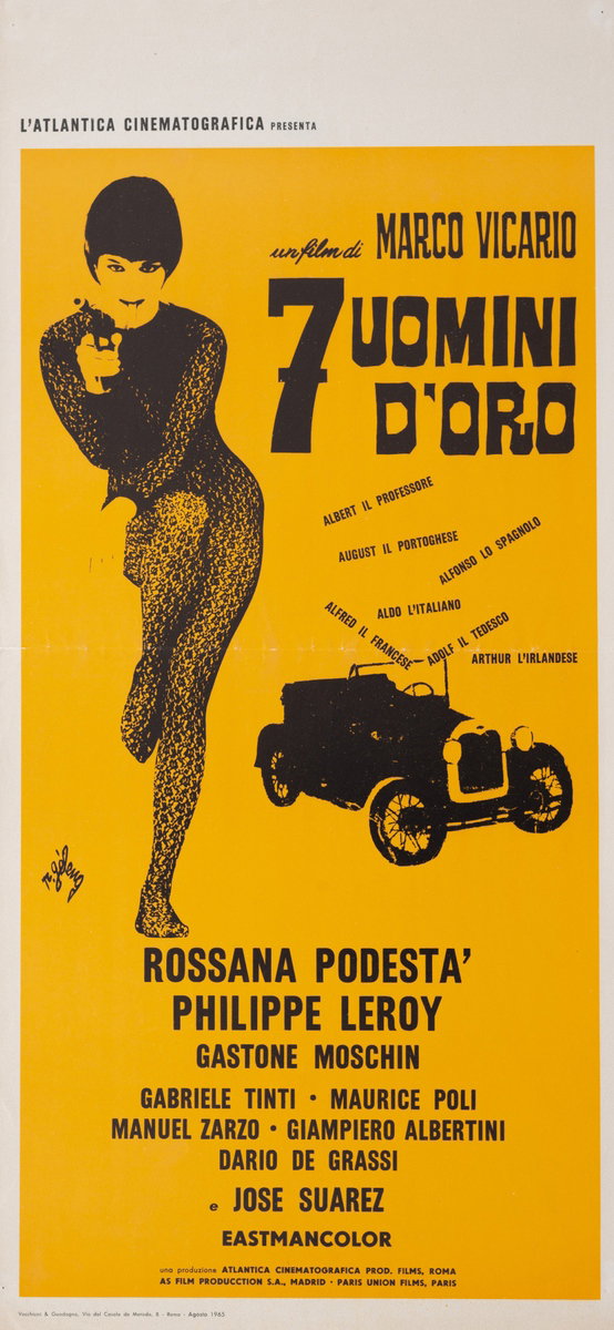 Sette uomini d'oro - Locandina 2