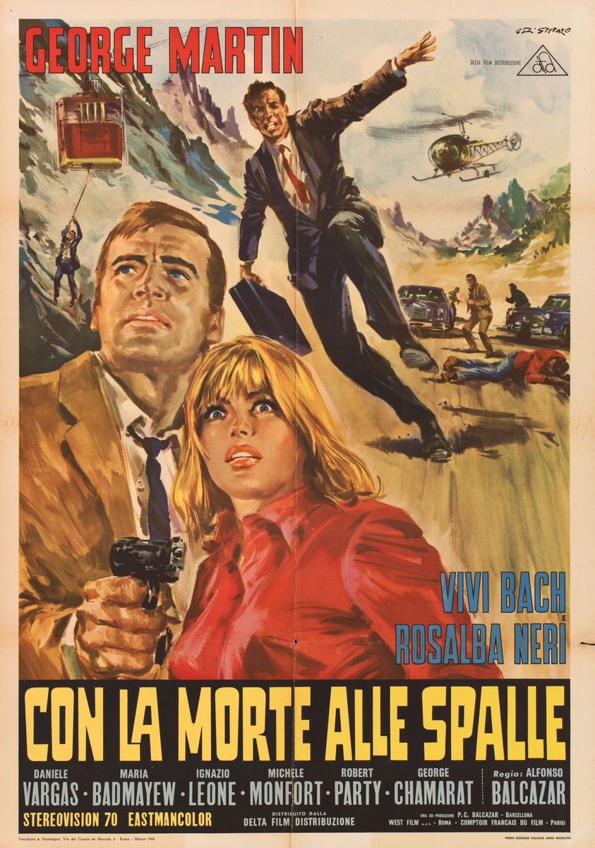 Con la morte alle spalle - Manifesto 1