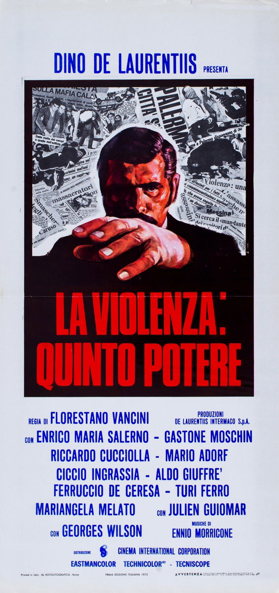 La violenza: Quinto potere - Locandina 1