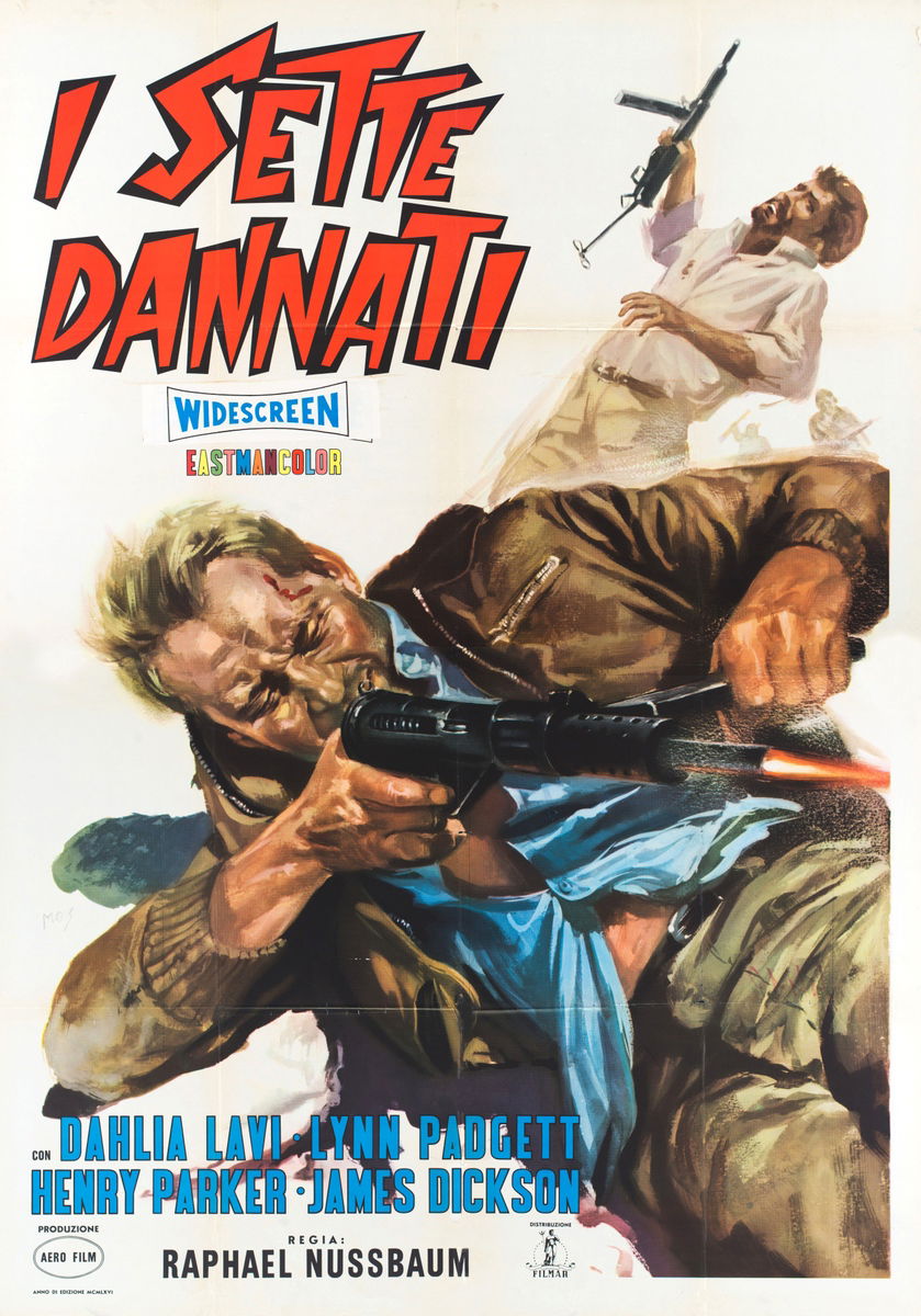 I sette dannati - Manifesto 1