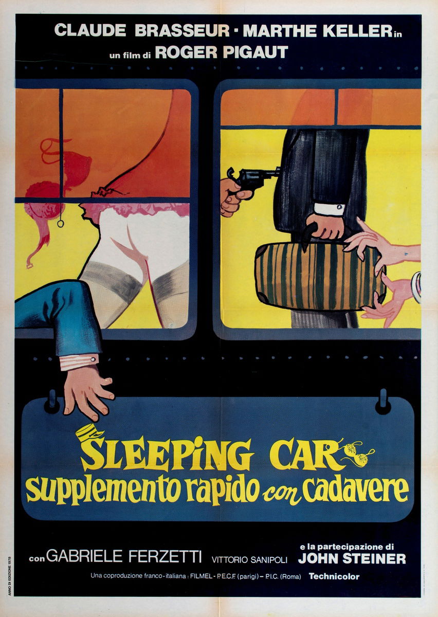 Sleeping car - Supplemento rapido con cadavere - Manifesto 1