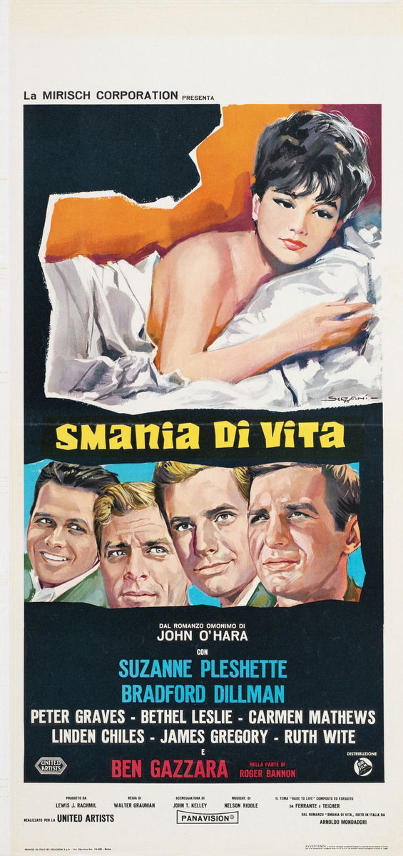 A Rage to Live - Lobby Card 1