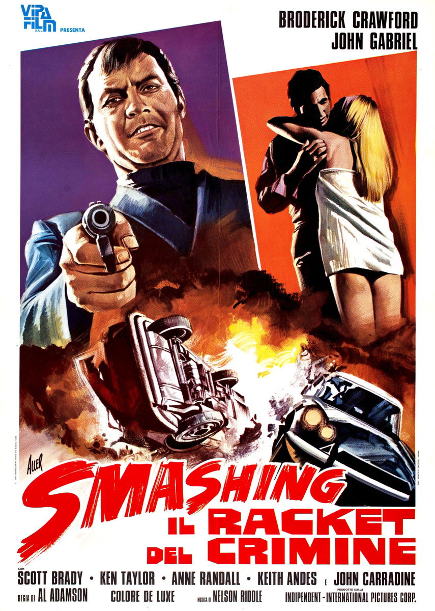 Smashing il racket del crimine - Manifesto 1