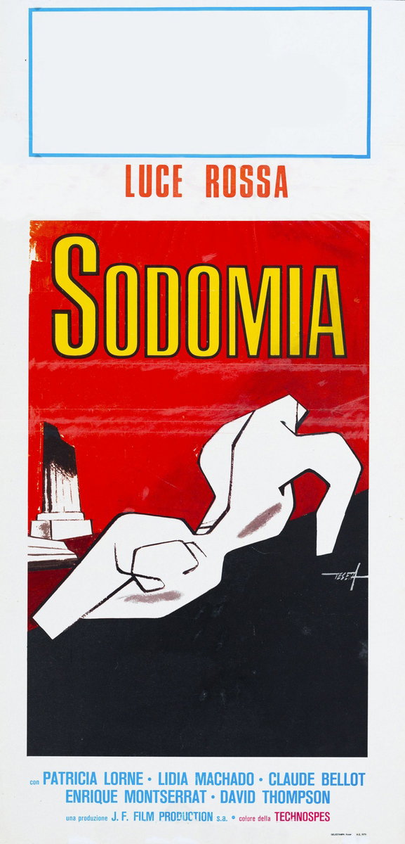 Locandina 2 for the film The Coming of Sin (1978), painted by Enrico De Seta