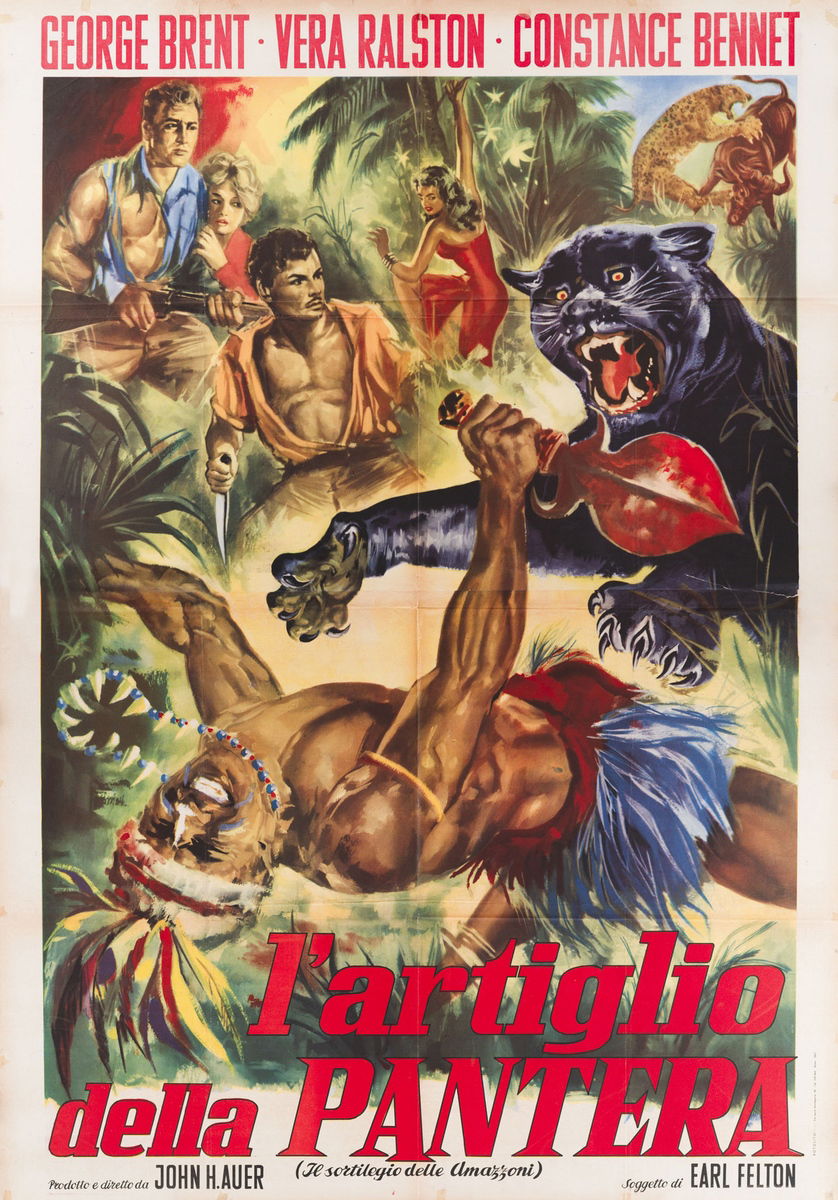 Il sortilegio delle amazzoni - Manifesto 1