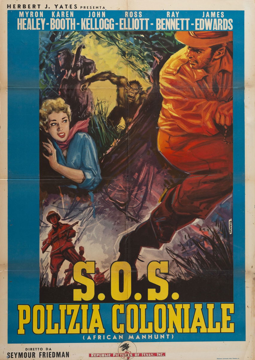 Sos polizia coloniale - Manifesto 1