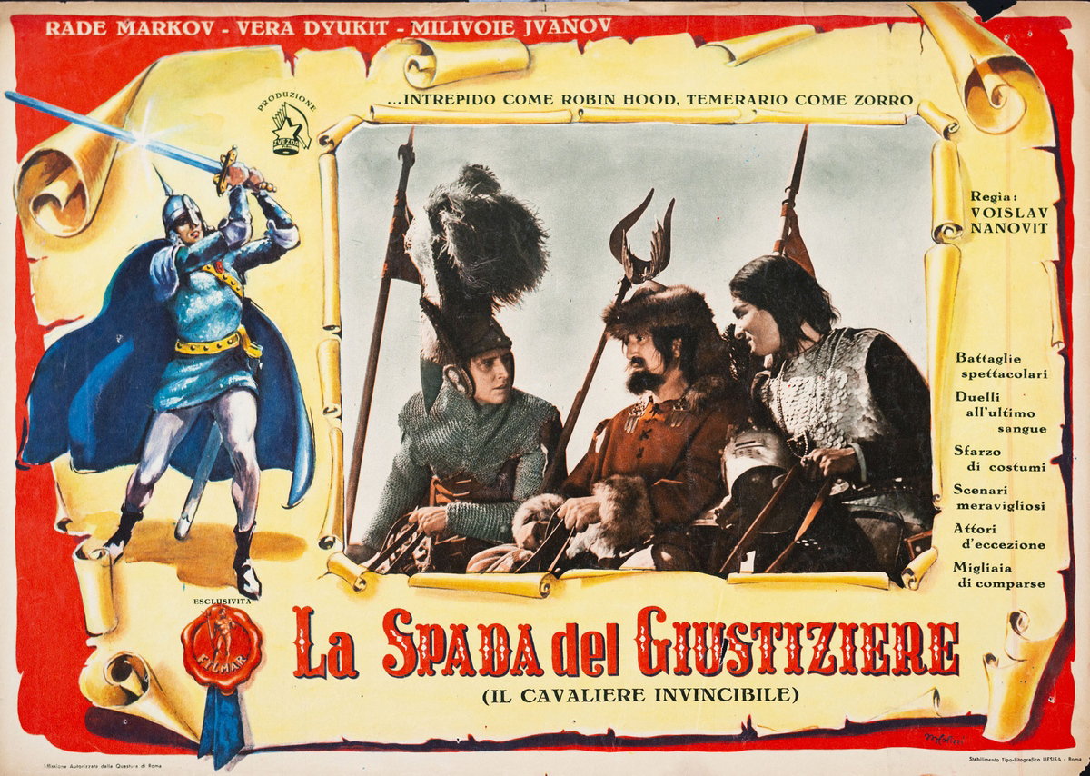 Fotobusta 7 per il film La spada del giustiziere (Il cavaliere invincibile) (1950)
