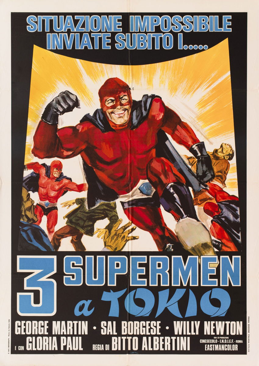 3 supermen a Tokio - Manifesto 1