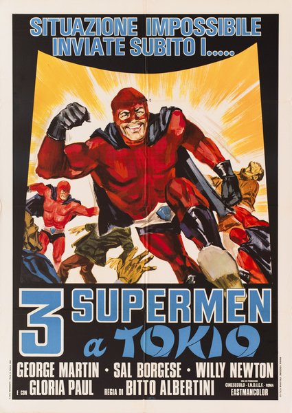 3 supermen a Tokio