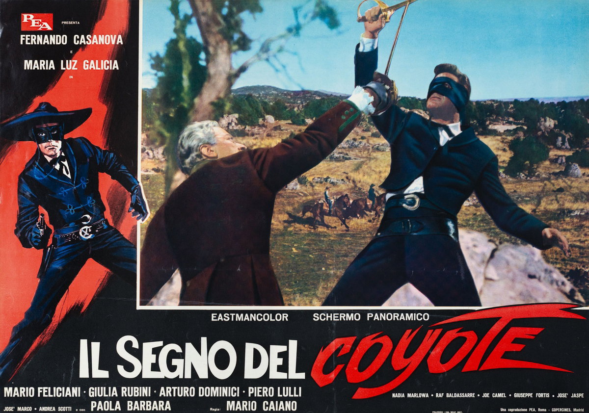 Fotobusta 3 per il film Il segno del Coyote (1963)