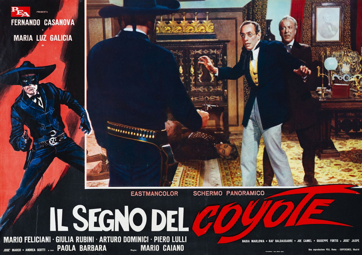 Fotobusta 7 per il film Il segno del Coyote (1963)