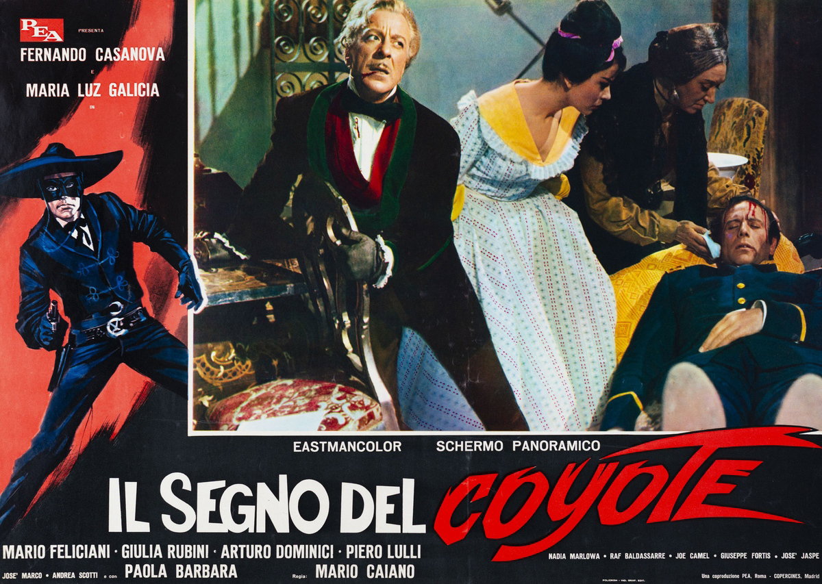 Fotobusta 8 per il film Il segno del Coyote (1963)