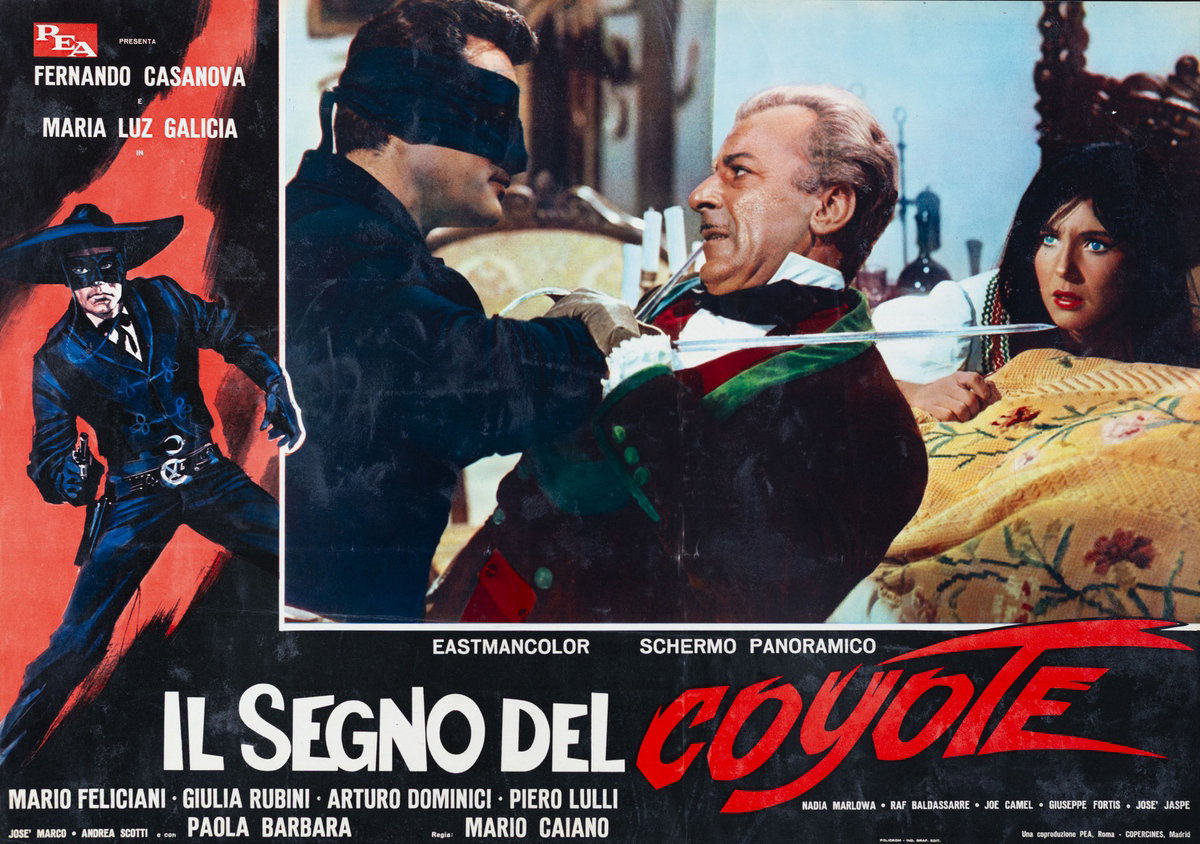 Fotobusta 4 per il film Il segno del Coyote (1963)