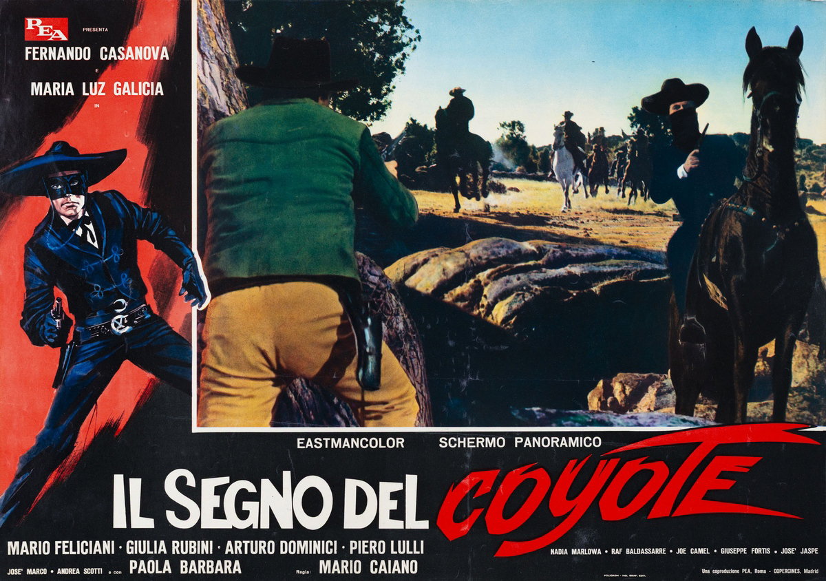 Fotobusta 5 per il film Il segno del Coyote (1963)