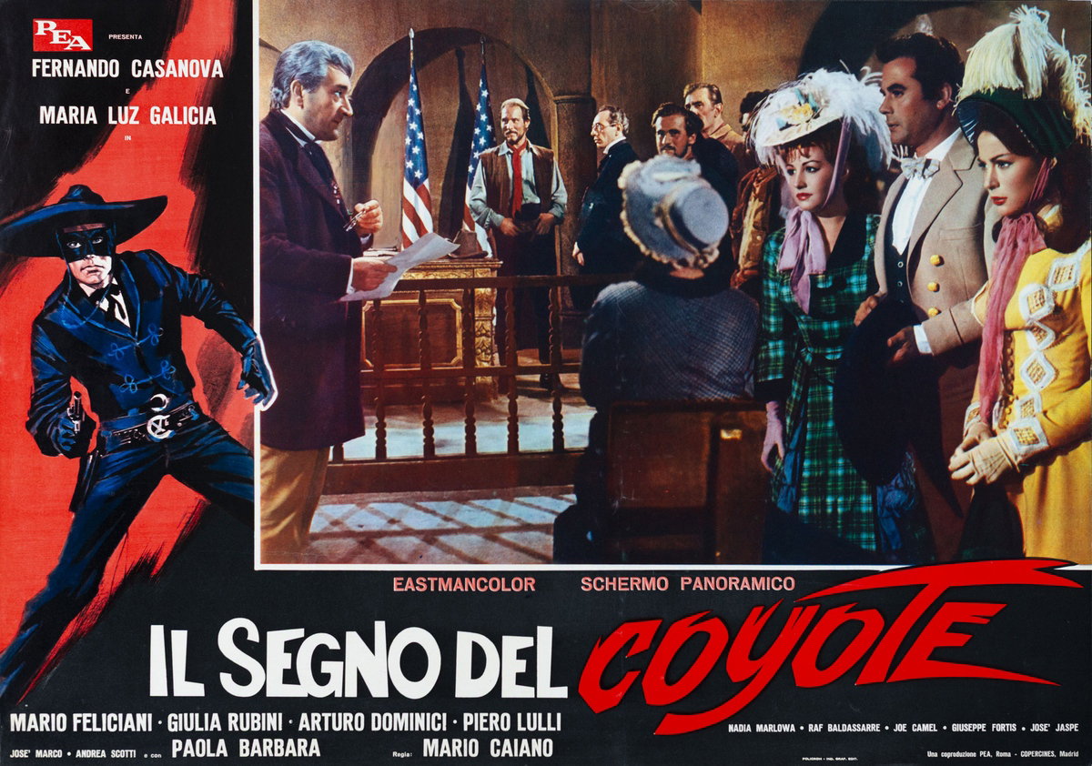 Fotobusta 6 per il film Il segno del Coyote (1963)