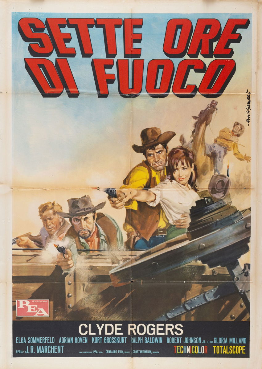 Sette ore di fuoco - Manifesto 1