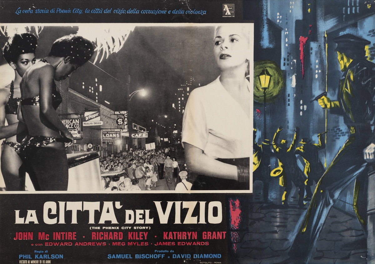 Fotobusta 3 per il film La città del vizio (1955)