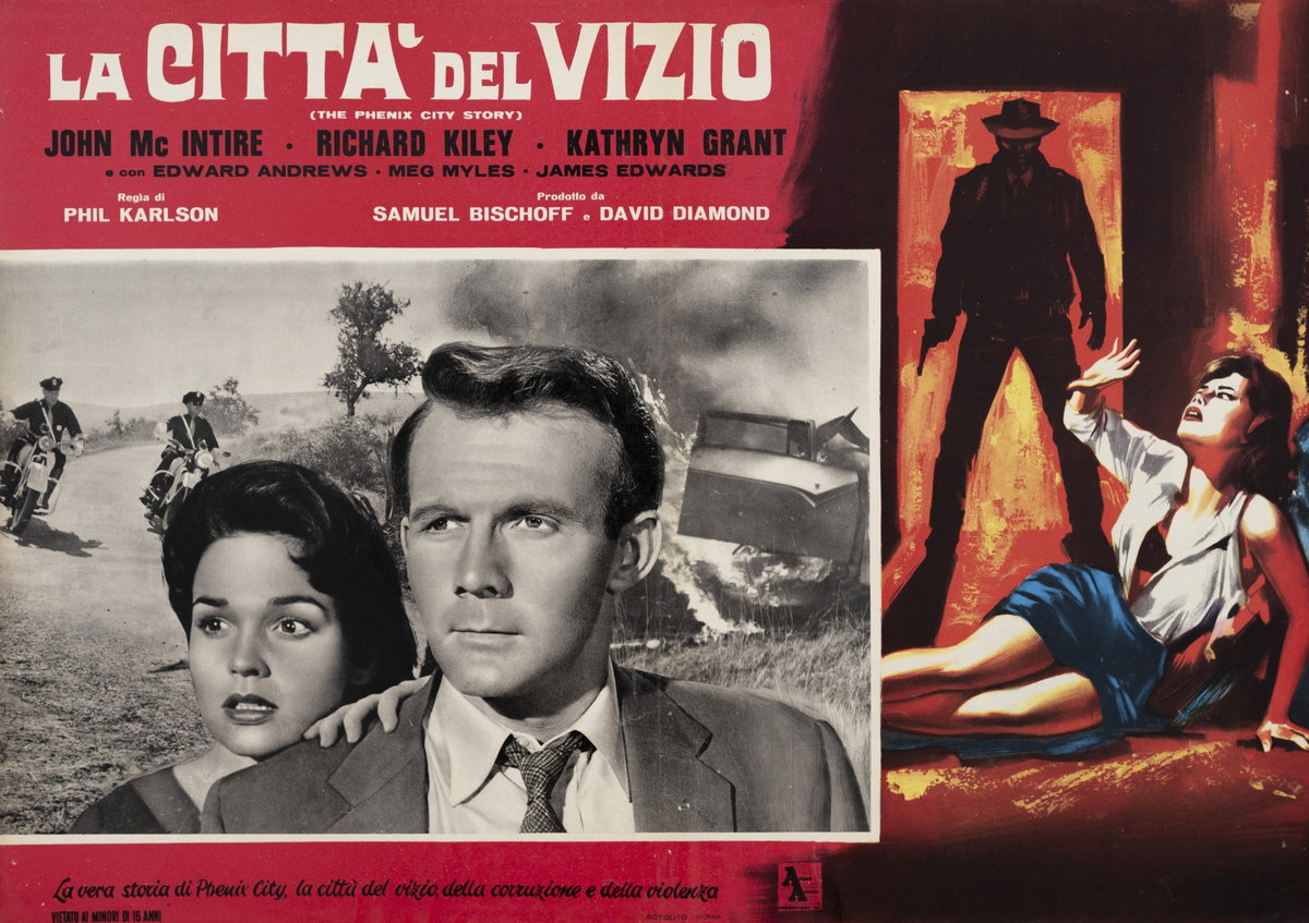 Fotobusta 4 per il film La città del vizio (1955)