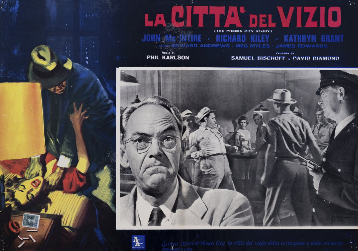 Fotobusta 5 per il film La città del vizio (1955)