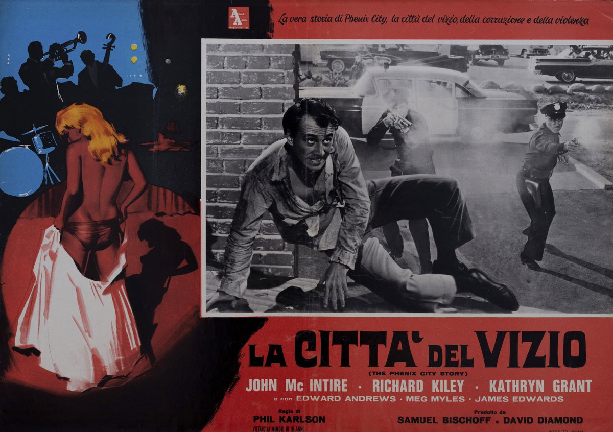 Fotobusta 7 per il film La città del vizio (1955)
