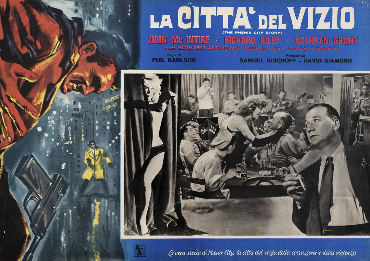 Fotobusta 8 per il film La città del vizio (1955)