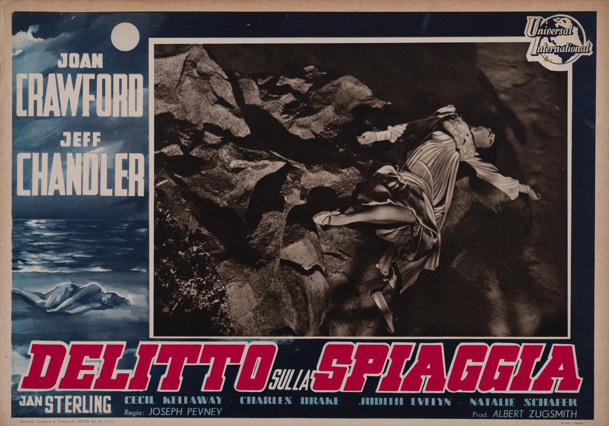 Lobby Card 2 for the film Female on the Beach (1955)
