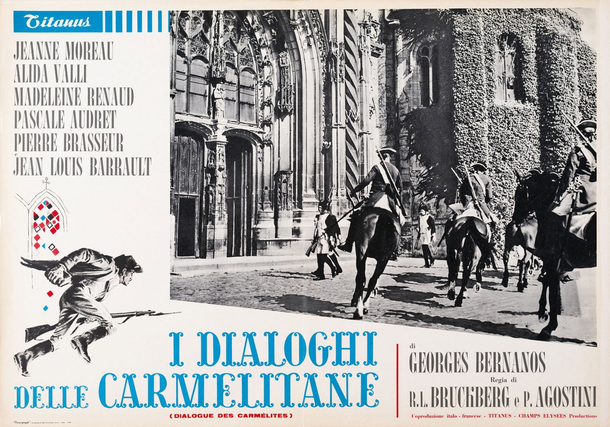 Fotobusta 2 per il film I dialoghi delle Carmelitane (1960)