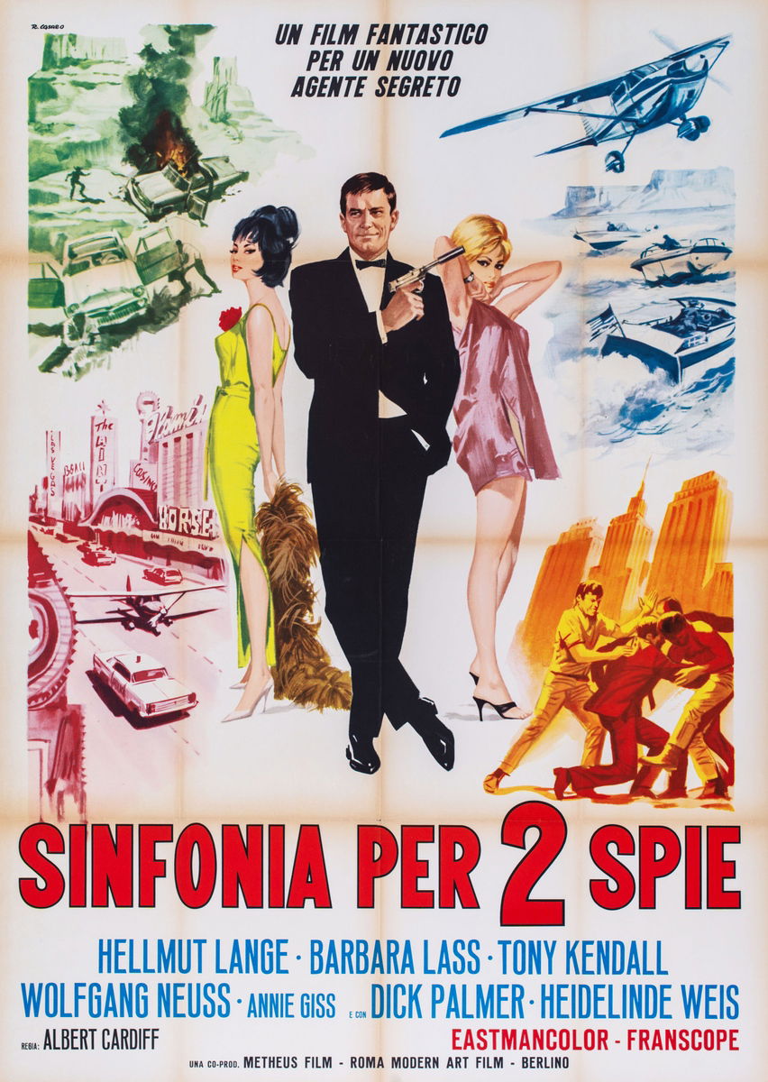 Sinfonia per due spie - Manifesto 1