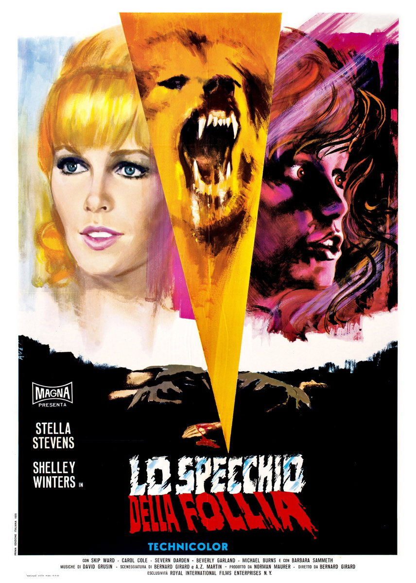Poster 2 for the film The Mad Room (1969), painted by Agatino Avelli