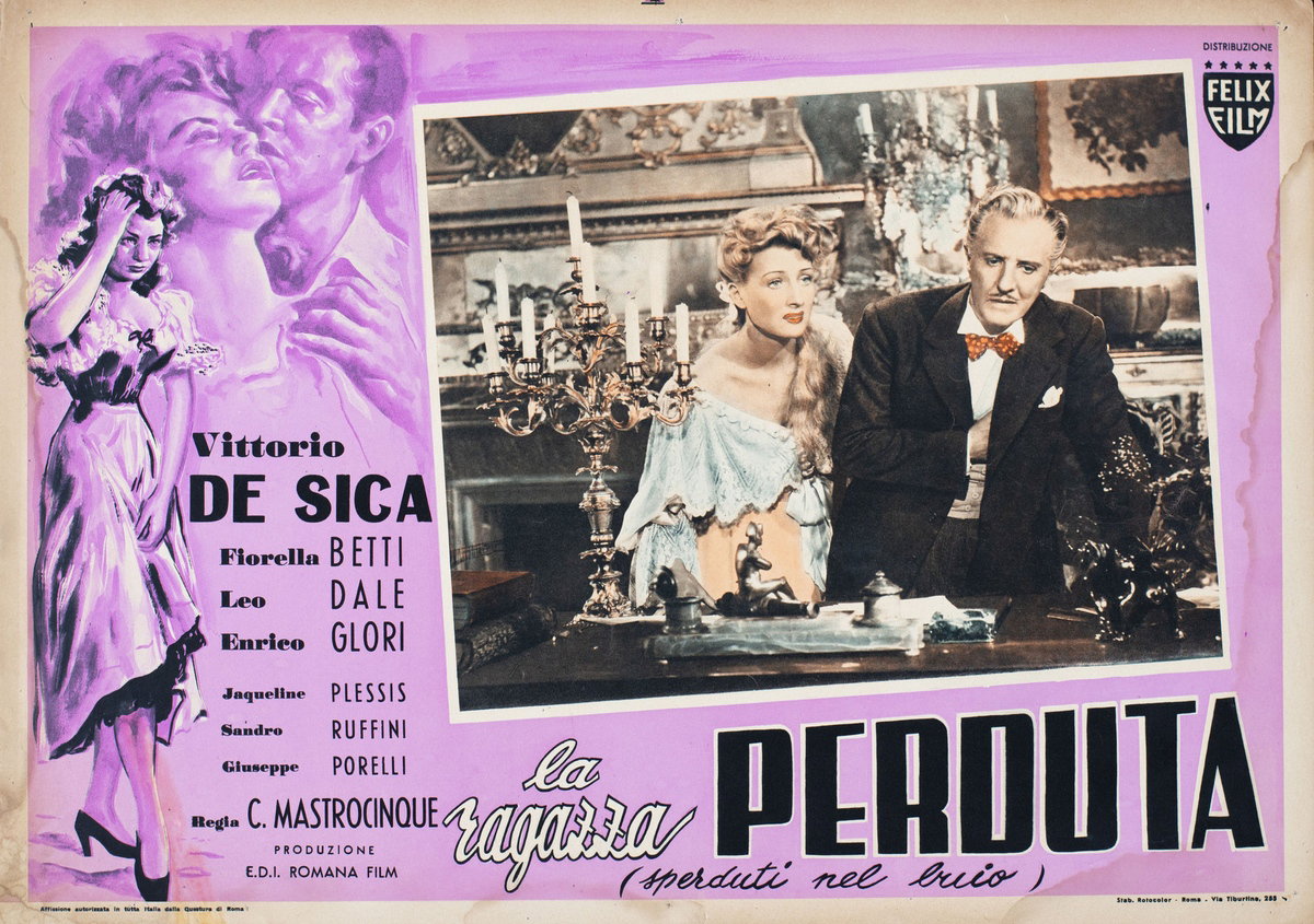 Fotobusta 3 per il film Sperduti nel buio (1947)