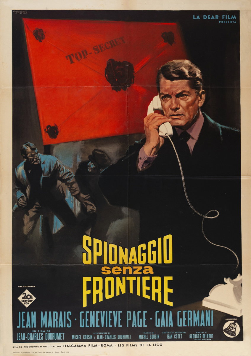 Manifesto 2 per il film Spionaggio senza frontiere (1963)