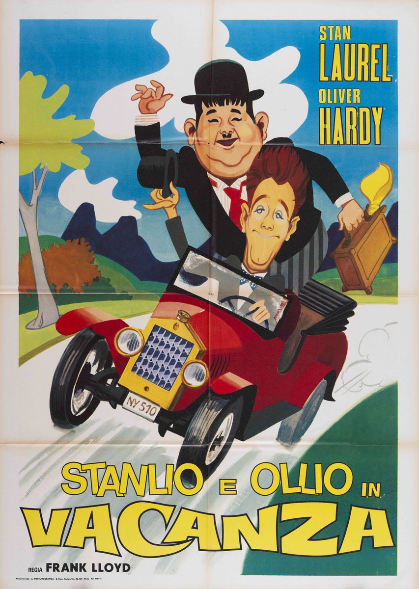 Stanlio e Ollio in vacanza - Manifesto 1