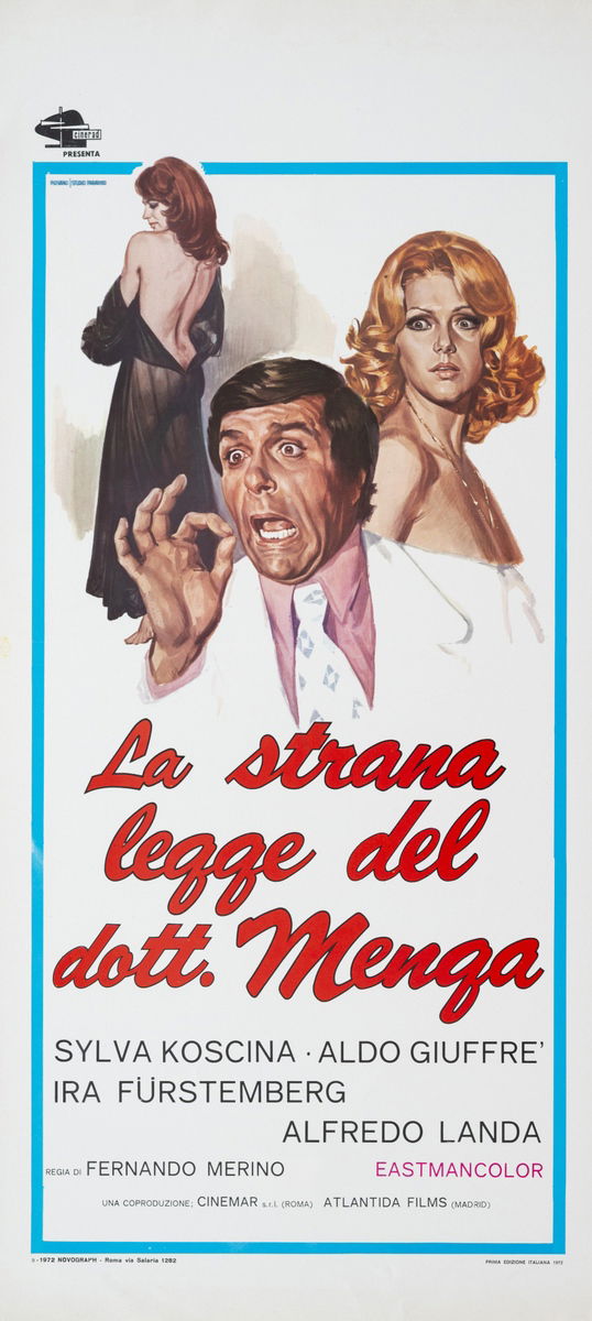 La strana legge del Dr. Menga - Locandina 1