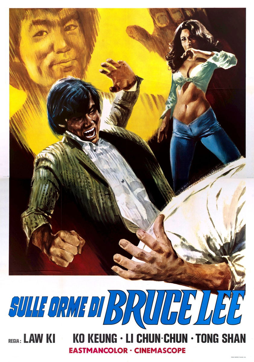 Sulle orme di Bruce Lee - Manifesto 1