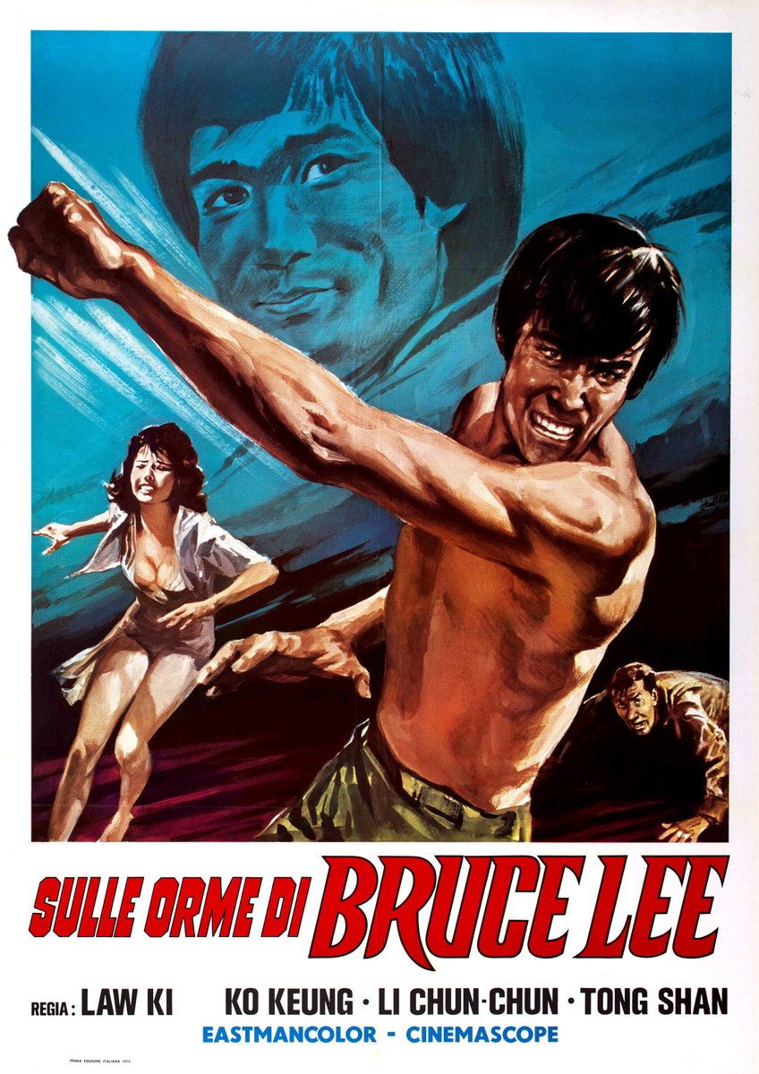 Poster 2 for the film Sulle orme di Bruce Lee (1974)
