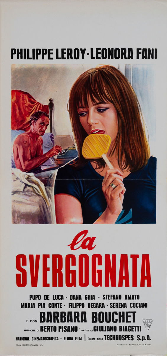 La svergognata - Locandina 1