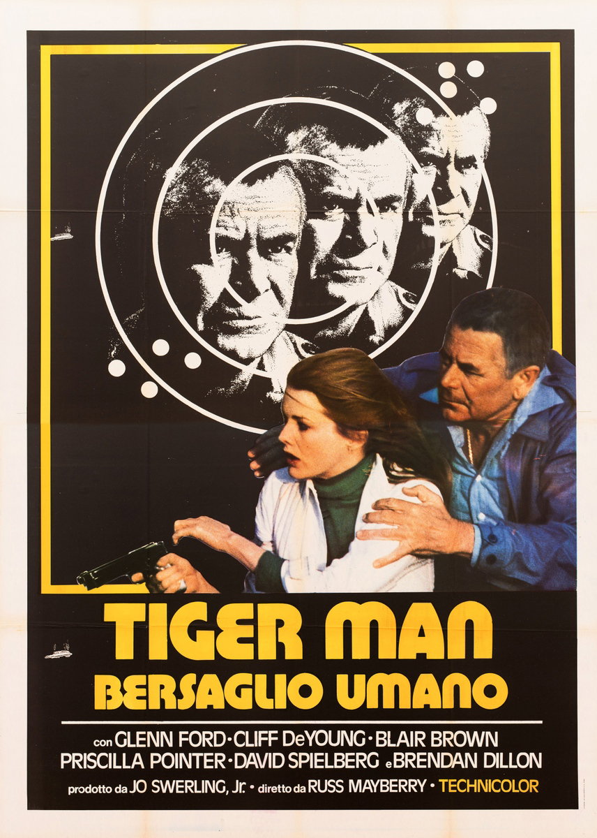 Manifesto 2 per il film Tiger man bersaglio umano (1977)