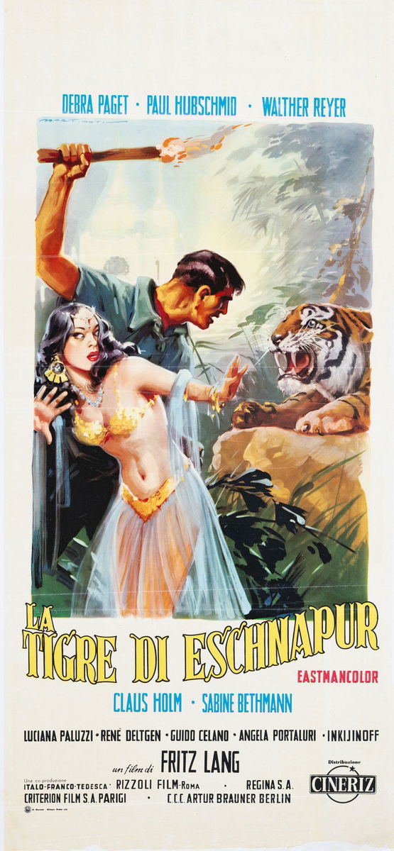 La tigre di Eschnapur - Locandina 1