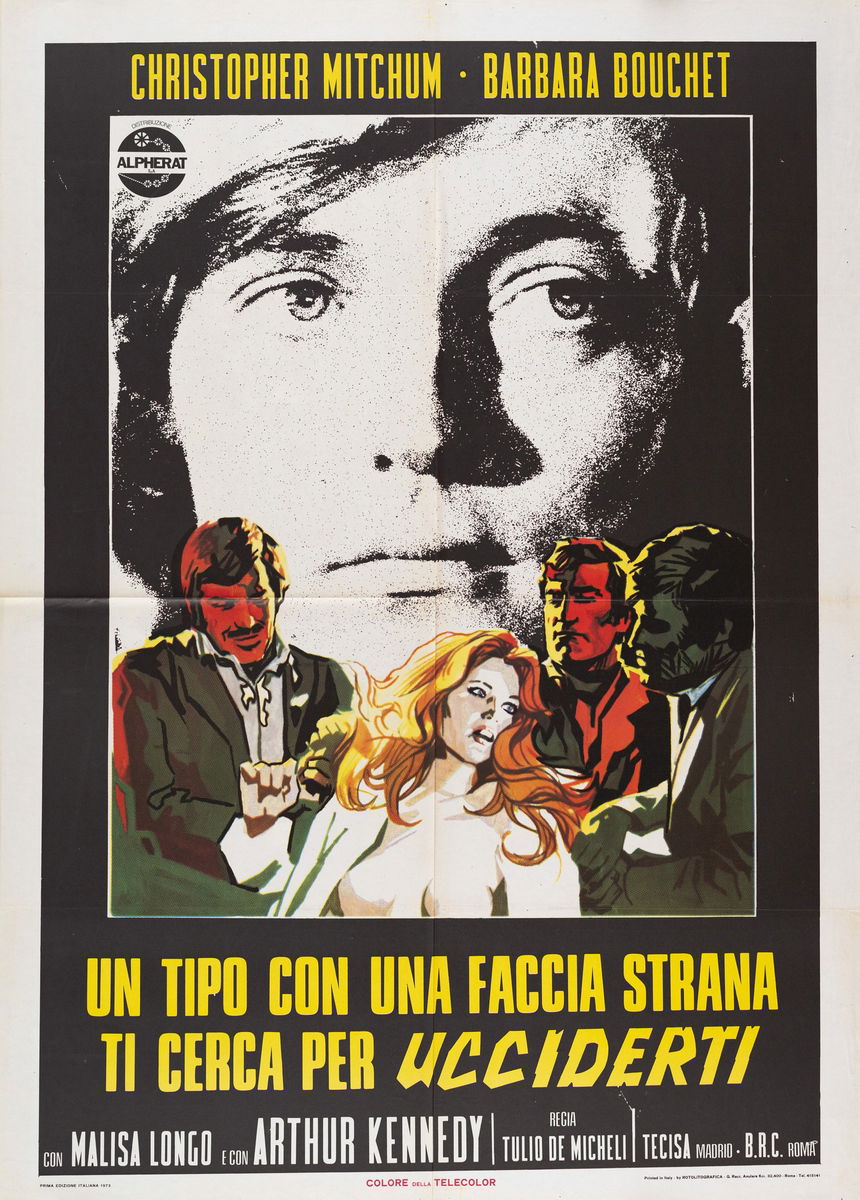 Un tipo con una faccia strana ti cerca per ucciderti - Manifesto 1