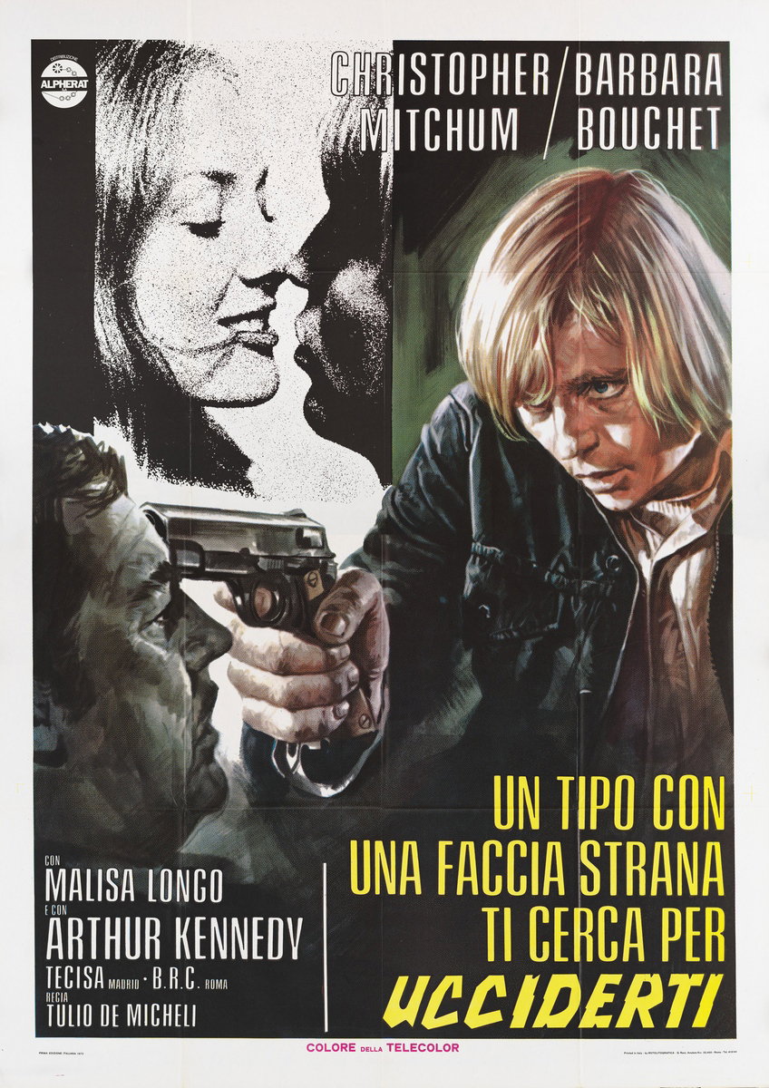 Manifesto 2 per il film Un tipo con una faccia strana ti cerca per ucciderti (1973)