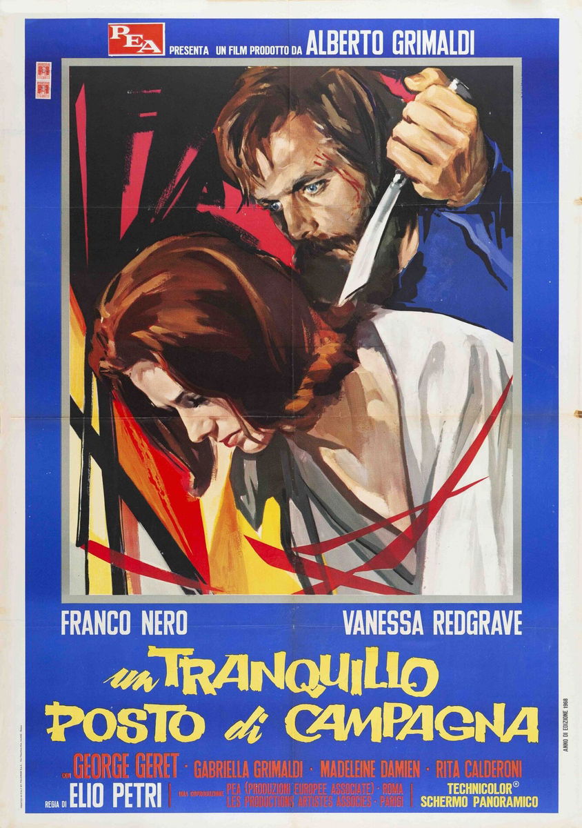 Un tranquillo posto di campagna - Manifesto 1