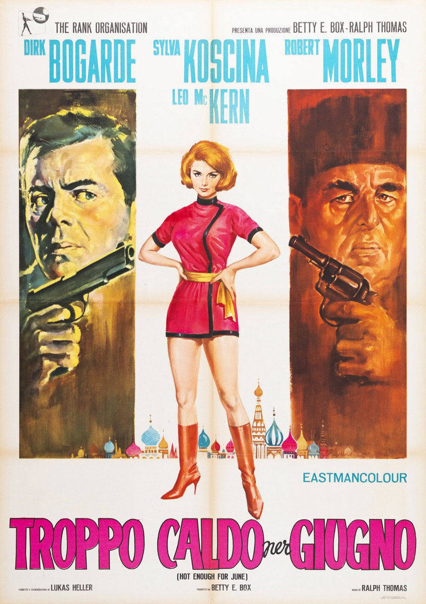 Manifesto 2 per il film Troppo caldo per giugno (1964)