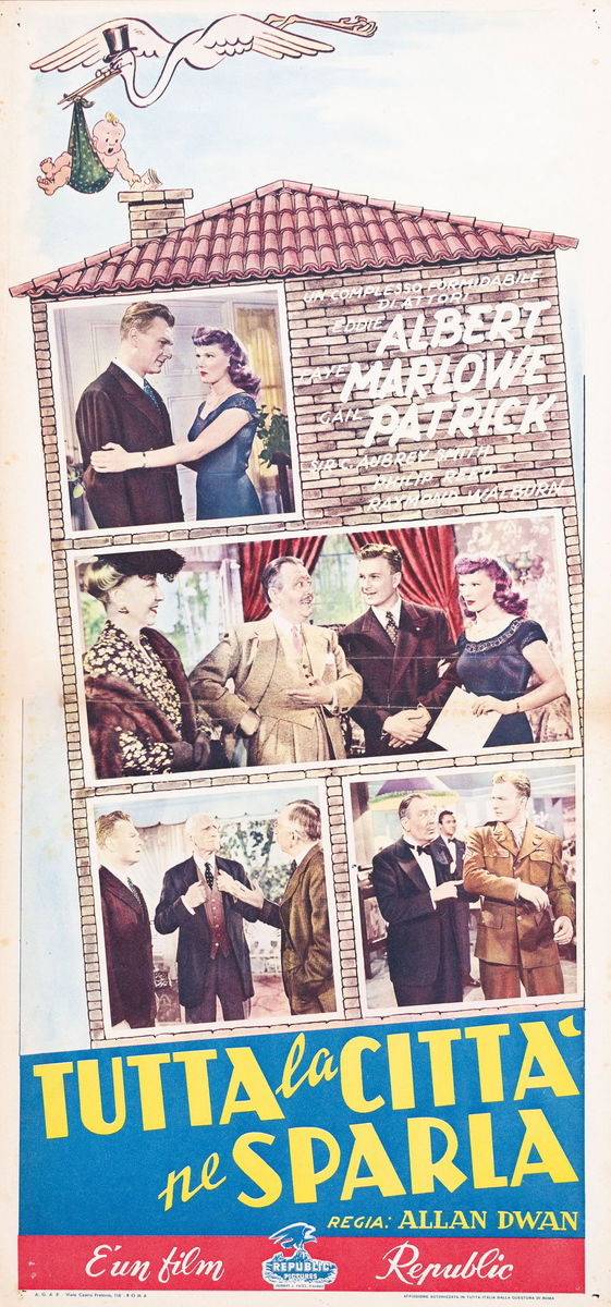 Tutta la città ne sparla - Lobby Card 1